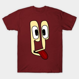 Goofy Funny Face Cartoon Emoji T-Shirt